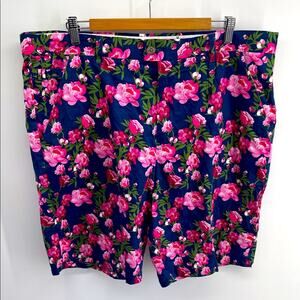 NWOT Royal & Awesome floral print flat front golf shorts sz 40